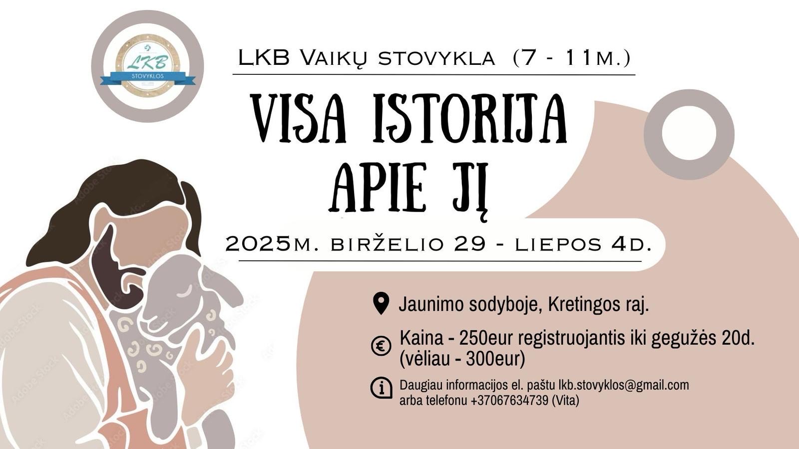 Read more about the article 2025 m. LKB vaikų stovykla birželio 29 d. – liepos 4 d.